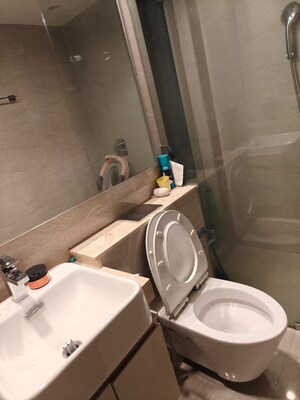 Bathroom in 2 BHK Apartment at Hiranandani Castle Rock, Powai – for Rent