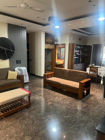 Living Room in 3 BHK Apartment at Godrej Aqua, International Airport Road – for Sale