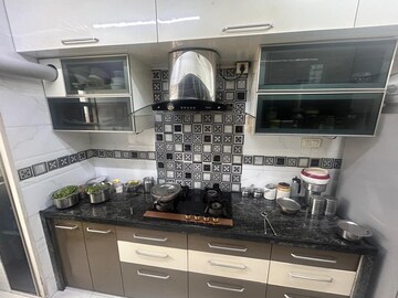 Kitchen in 3 BHK Apartment at Maharaja Retreat CHS, Goregaon East – for Sale