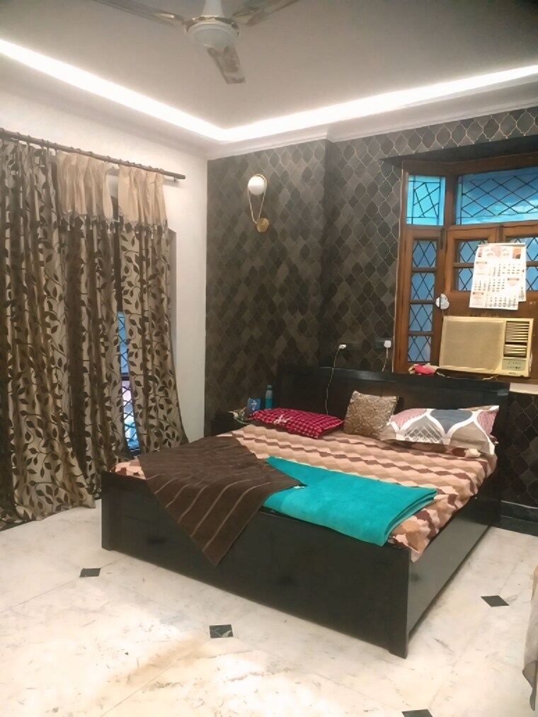 Bedroom, new rajinder nagar 2 Bedroom 1210 Sq.Ft. Builder Floor In New Rajinder Nagar Delhi 9479992