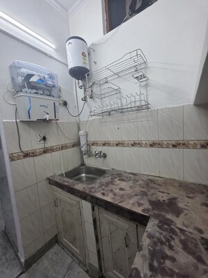 Kitchen in 1 BHK Builder Floor at Subhash Nagar – for Rent