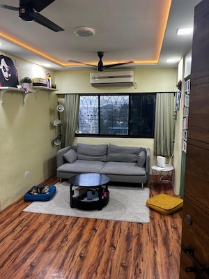 Living Room in 1 BHK Apartment at Sai Plaza Sakinaka, Sakinaka – for Sale