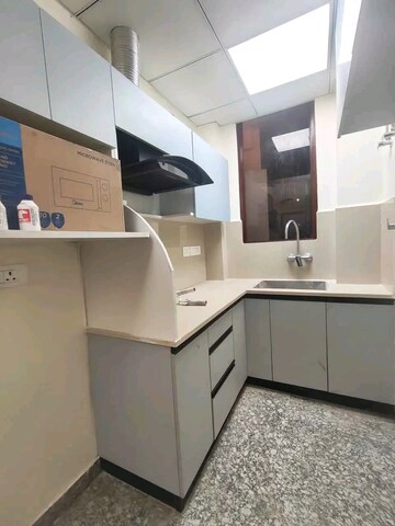 Kitchen in 2 BHK Builder Floor at Chattarpur – for Rent