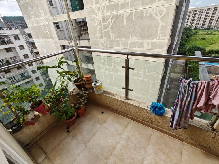 Balcony, goel-ganga-cypress 1 Bedroom 610 Sq.Ft. Apartment In Tathawade Pune 9480102