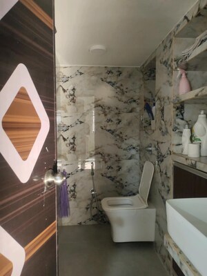 Bathroom in 1 BHK Apartment at Silver Square CHS Ltd, Santacruz East – for Rent