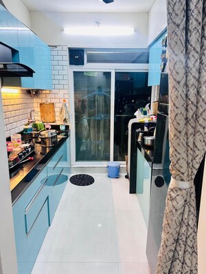 Kitchen in 1 BHK Apartment at Mahaavir Anmol, Ghansoli – for Rent