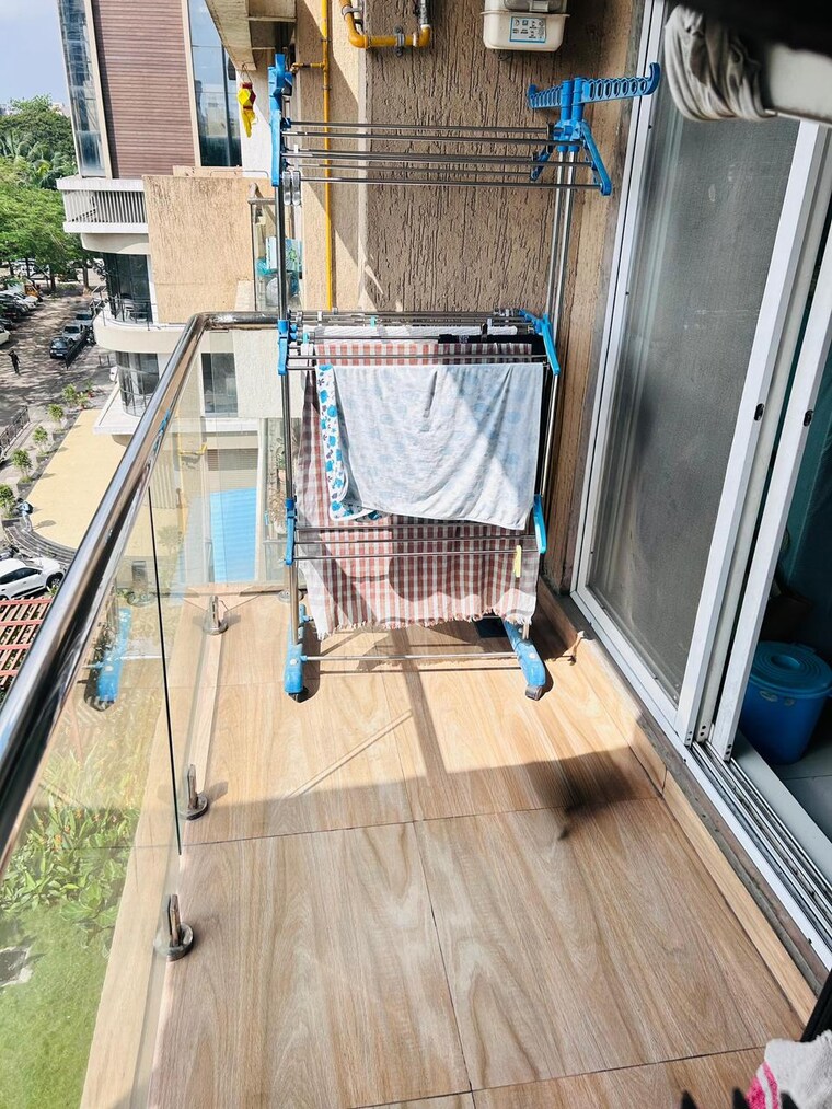 Balcony, mahaavir-anmol 1 Bedroom 550 Sq.Ft. Apartment In Ghansoli Navi Mumbai 9480205