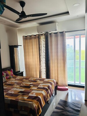 Bedroom in 1 BHK Apartment at Mahaavir Anmol, Ghansoli – for Rent