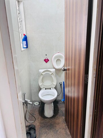 Bathroom in 1 BHK Apartment at Mahaavir Anmol, Ghansoli – for Rent