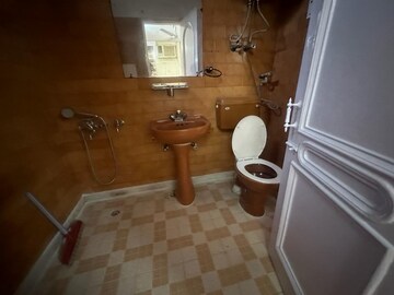 Bathroom in 3 BHK Builder Floor at Kailash Hills – for Rent