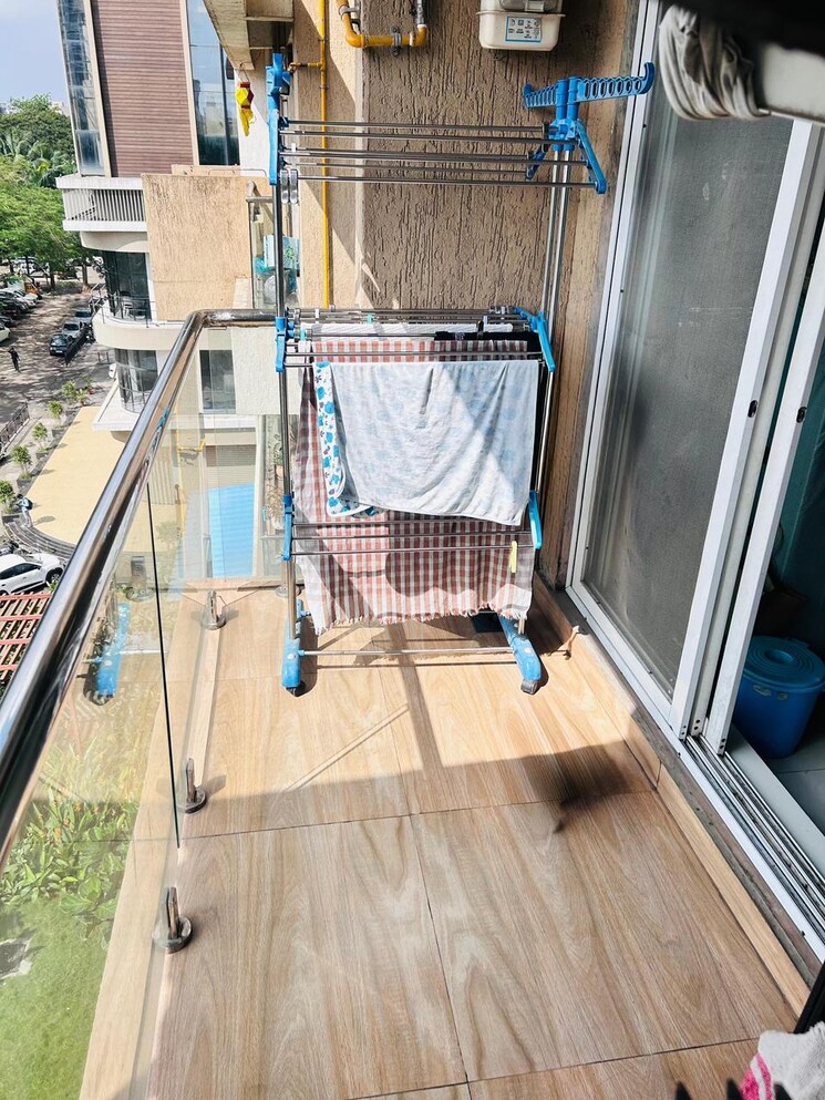 Balcony, mahaavir-anmol 1 Bedroom 550 Sq.Ft. Apartment In Ghansoli Navi Mumbai 9480205