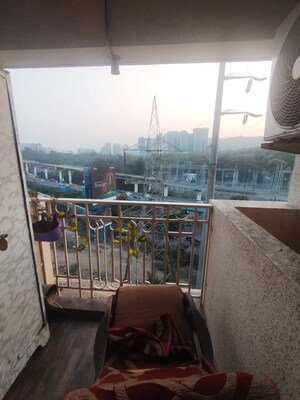 Balcony in 2 BHK Apartment at Shree Tirupati STG Signature Residency, Patlipada – for Sale