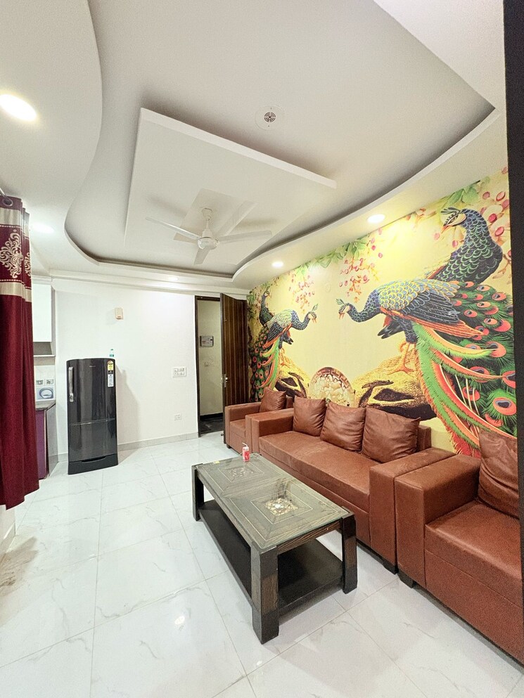 Living Room, saket 1 Bedroom 500 Sq.Ft. Builder Floor In Saket Delhi 9480527