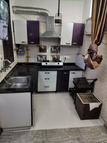 Kitchen in 2 BHK Builder Floor at Sapphire Tower, Sector 104 – for Rent