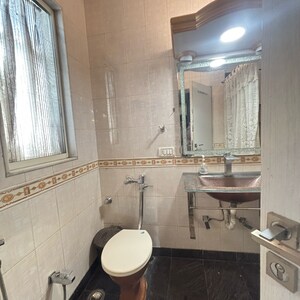 Bathroom in 4 BHK Apartment at Four Bunglows – for Rent