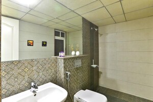 Bathroom in 3 BHK Apartment at Kumar Princetown Royal, Undri – for Sale