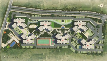 Master Plan in 3 BHK Apartment at Kumar Princetown Royal, Undri – for Sale