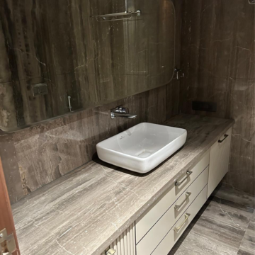 Bathroom in 4 BHK Builder Floor at Defence Colony – for Sale