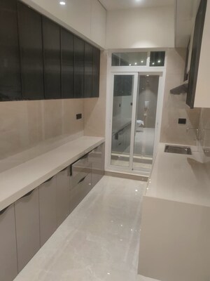 Kitchen in 2 BHK Apartment at Bhagwati Celestria, T.T.C. Industrial Area – for Sale