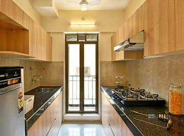 Kitchen in 2.5 BHK Apartment at Dosti Planet North Phase 2 Dosti Jade, Shilphata – for Sale