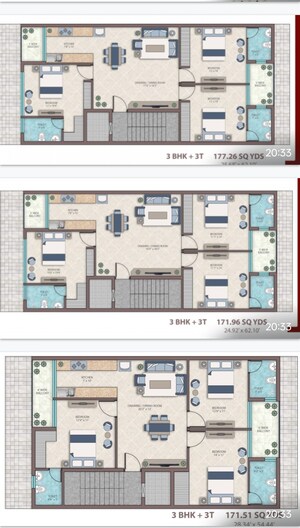 Floor Plan in 3 BHK Builder Floor at Sector 97 – for Sale