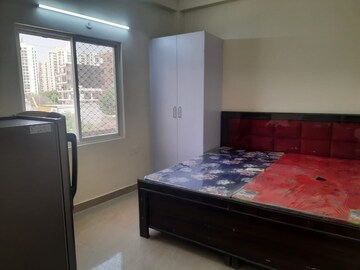 Bedroom in 1 BHK Builder Floor at Jaypee Klassic Arcade, Sector 134 – for Rent