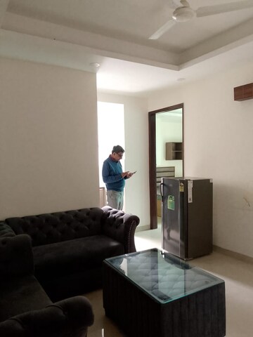 Living Room in 1 BHK Builder Floor at M3M Atrium, Sector 57 – for Rent