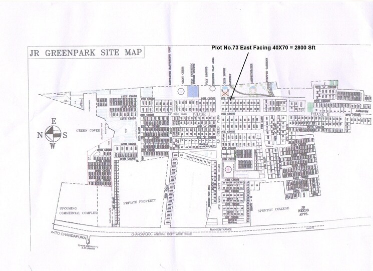 Exterior View, chandapura  1500 Sq.Ft. Plot In Chandapura Bangalore 9481097