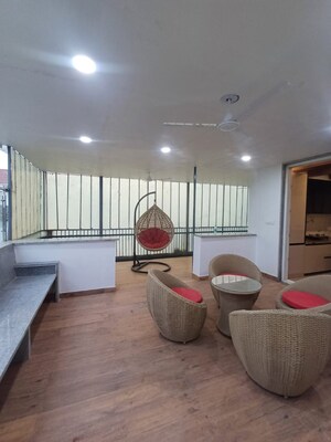 Living Room in 5 BHK Villa at Samiah Media Village, Phi Iv Greater Noida – for Rent