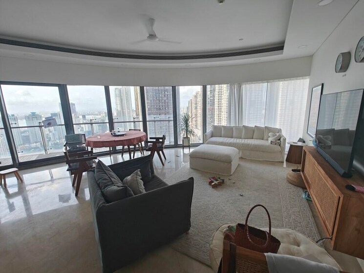 Living Room, lodha-the-world-towers-world-one-tier-2 3 Bedroom 2568 Sq.Ft. Apartment In Worli Mumbai 9481462