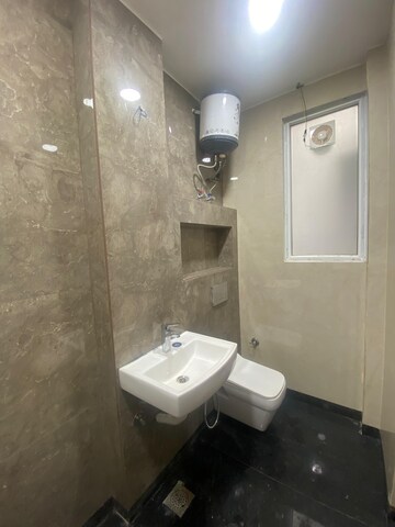 Bathroom in 1 BHK Builder Floor at Huda CGHS, Sector 56 – for Rent
