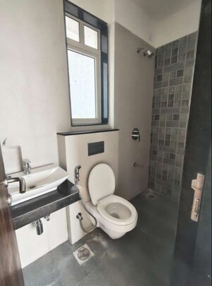 Bathroom in 1.5 BHK Apartment at Sheth Zuri, Laxmi Nagar – for Rent