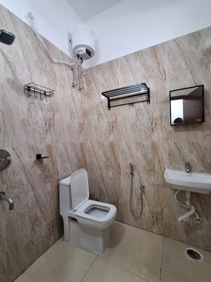 Bathroom in 3 BHK Apartment at Madhapur – for Rent