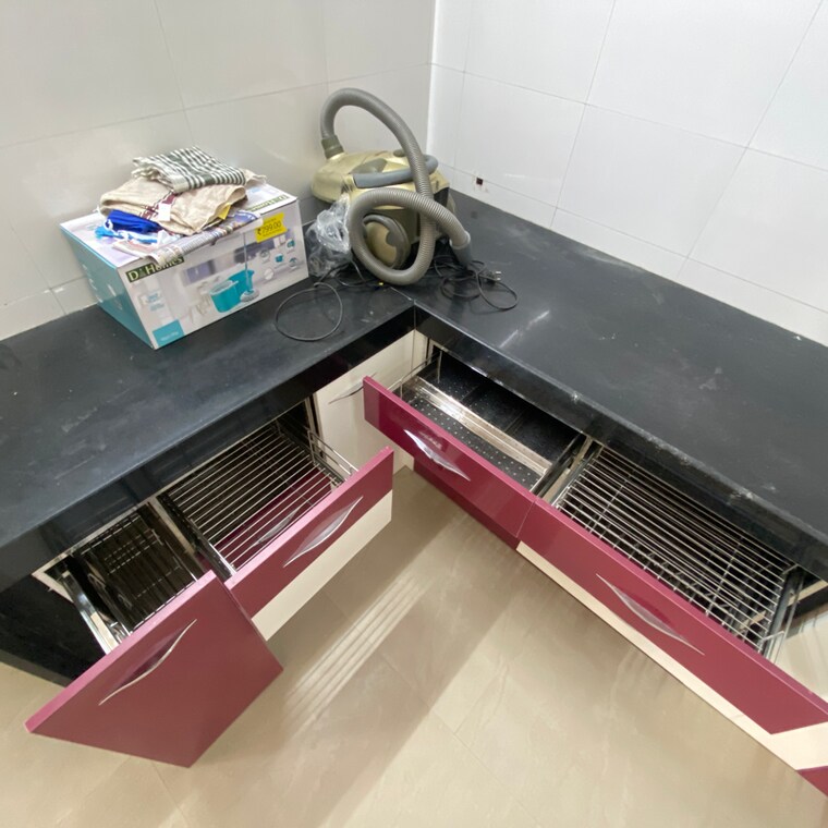 Kitchen, aishwaryam-greens-co-operative-housing-society 3 Bedroom 1436 Sq.Ft. Apartment In Jagtap Dairy Pune 9482185