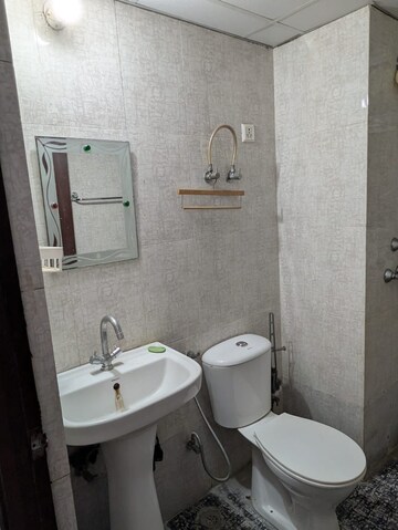 Bathroom in 2 BHK Apartment at Aditya Urban Homes, Shahpur Bamheta – for Rent
