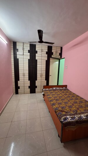 Bedroom in 1 BHK Apartment at Kshitij CHS, Goregaon East – for Rent