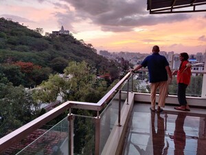 Balcony in 3 BHK Apartment at Kapil Malhar Apartment, Baner – for Rent