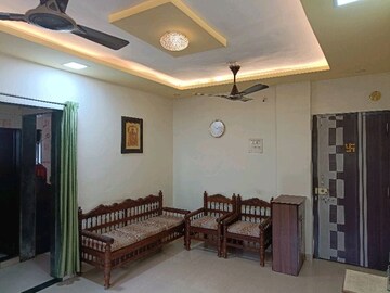 Living Room in 1 BHK Apartment at Shree Ganesh CHS Nerul, Nerul – for Rent