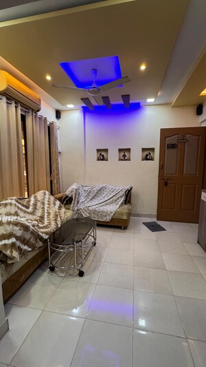 Living Room in 1 BHK Apartment at Kshitij CHS, Goregaon East – for Rent