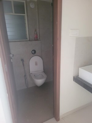 Bathroom in 2 BHK Apartment at Rucha Stature, Dhayari – for Rent