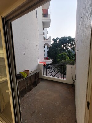 Balcony in 3 BHK Apartment at Paranjape Schemes Crystal Towers, Pashan – for Rent