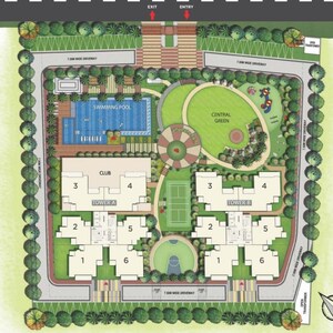 Master Plan in 3 BHK Apartment at Irish Pearls, Tech Zone 4 Greater Noida – for Sale