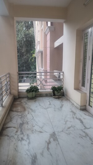 Balcony in 3 BHK Apartment at Jubilee Hills – for Rent