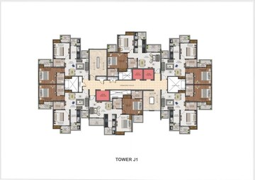 Floor Plan in 2 BHK Apartment at Patel Neotown, Tech Zone 4 Greater Noida – for Sale
