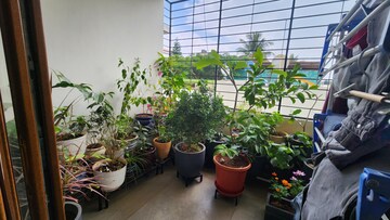 Balcony in 3 BHK Apartment at Indiranagar – for Rent