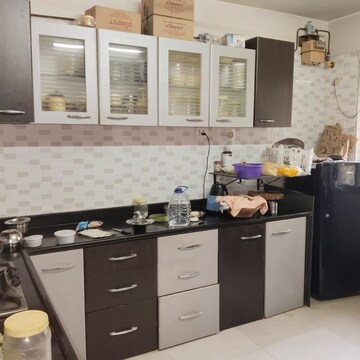 Kitchen in 3 BHK Apartment at Shubharambh Towers, Ghodbunder Road – for Rent