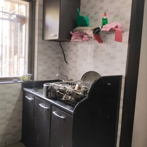 Kitchen in 3 BHK Apartment at Shubharambh Towers, Ghodbunder Road – for Rent