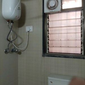 Bathroom in 3 BHK Apartment at Shubharambh Towers, Ghodbunder Road – for Rent