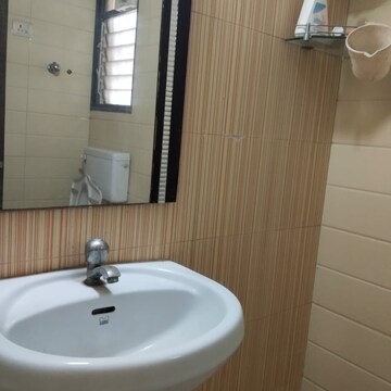 Bathroom in 3 BHK Apartment at Shubharambh Towers, Ghodbunder Road – for Rent