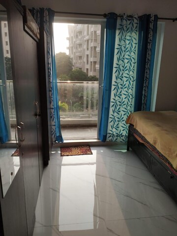 Living Room in 3 BHK Apartment at Brahma Suncity, Wadgaon Sheri – for Rent